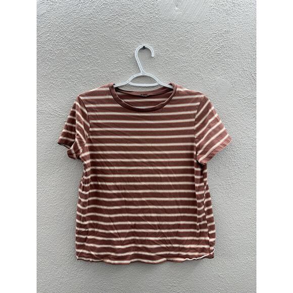 Wild Fable Womens T-Shirt Size Unknown Striped Short Sleeve - Picture 1 of 10